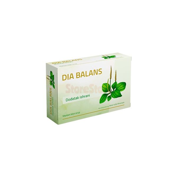 Dia Balans - means for normalizing sugar levels