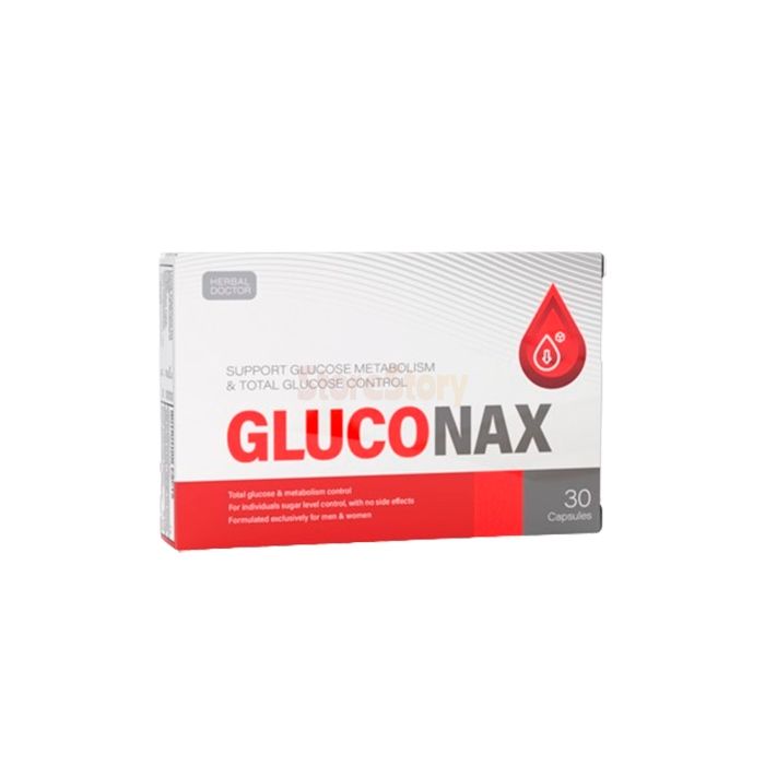 Gluconax caps - azukre maila normalizatzeko bitartekoak