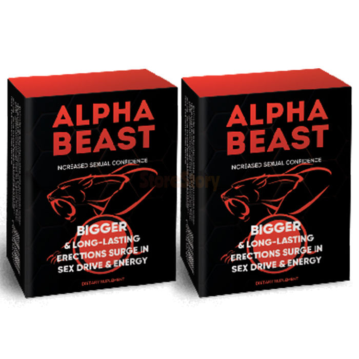 Alpha Beast caps - potenciador da libido masculina